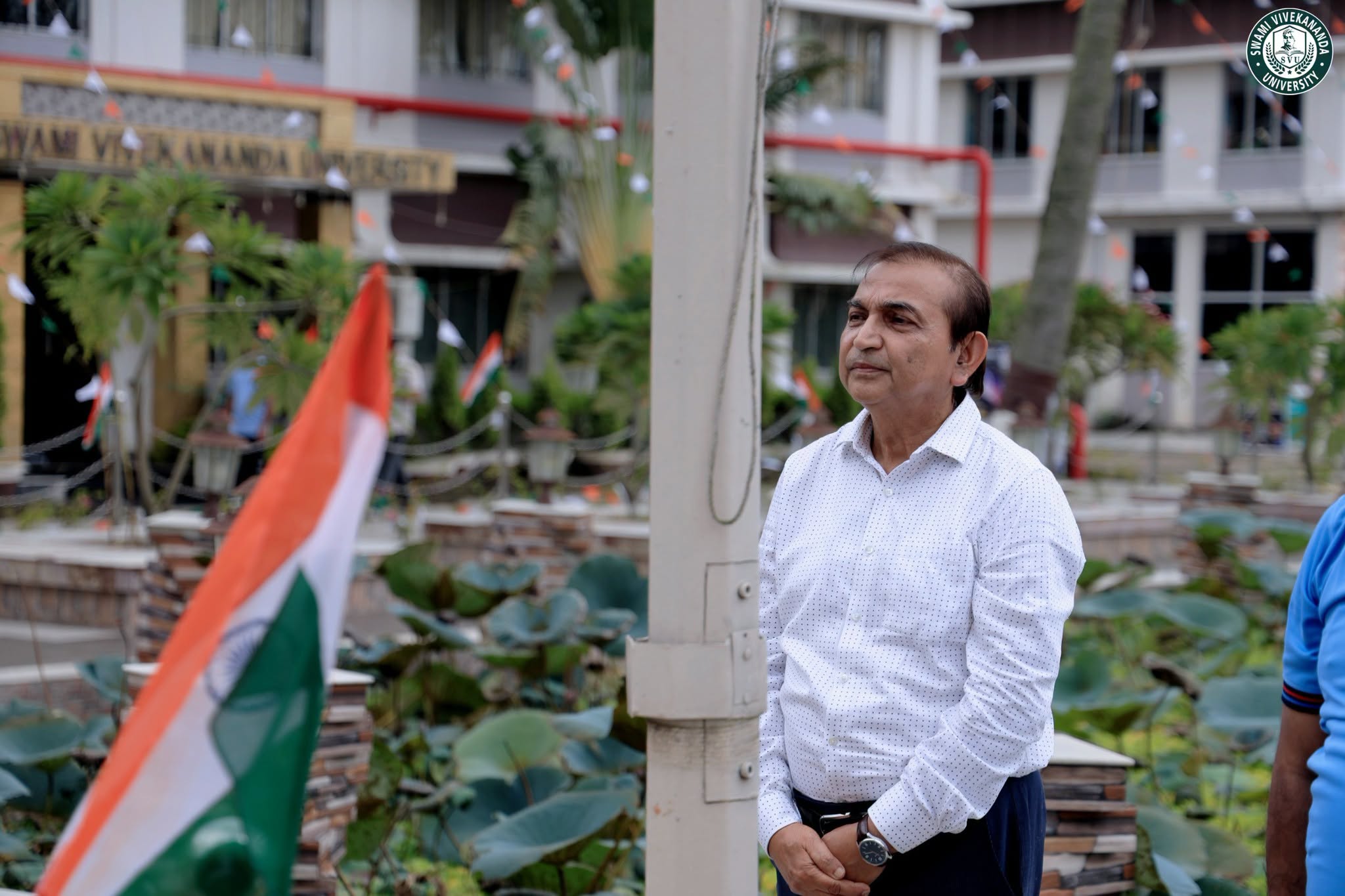 Swami Vivekananda University celebrated the 80th Independence Day on campus with patriotic fervour