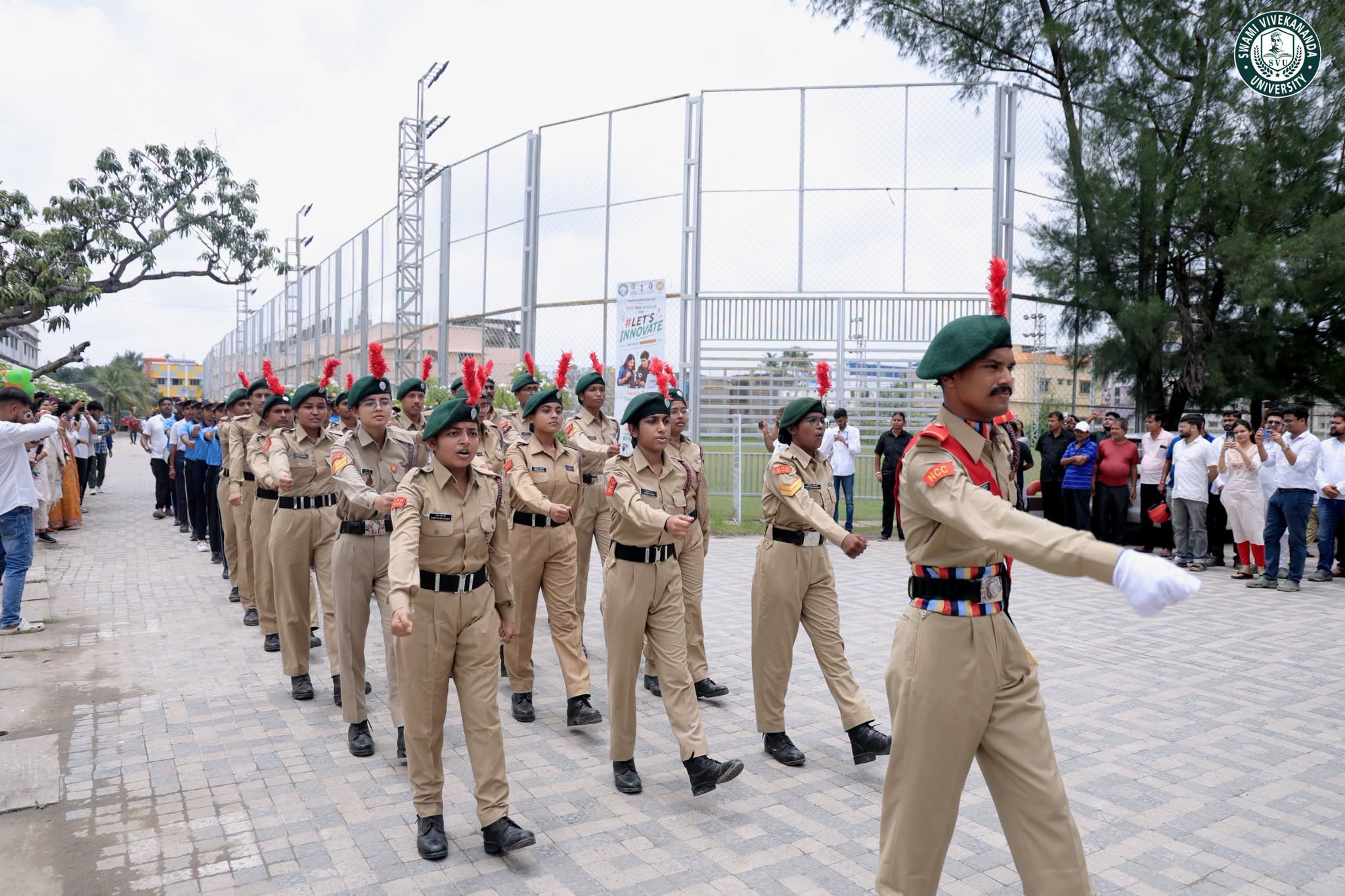 Swami Vivekananda University celebrated the 80th Independence Day on campus with patriotic fervour