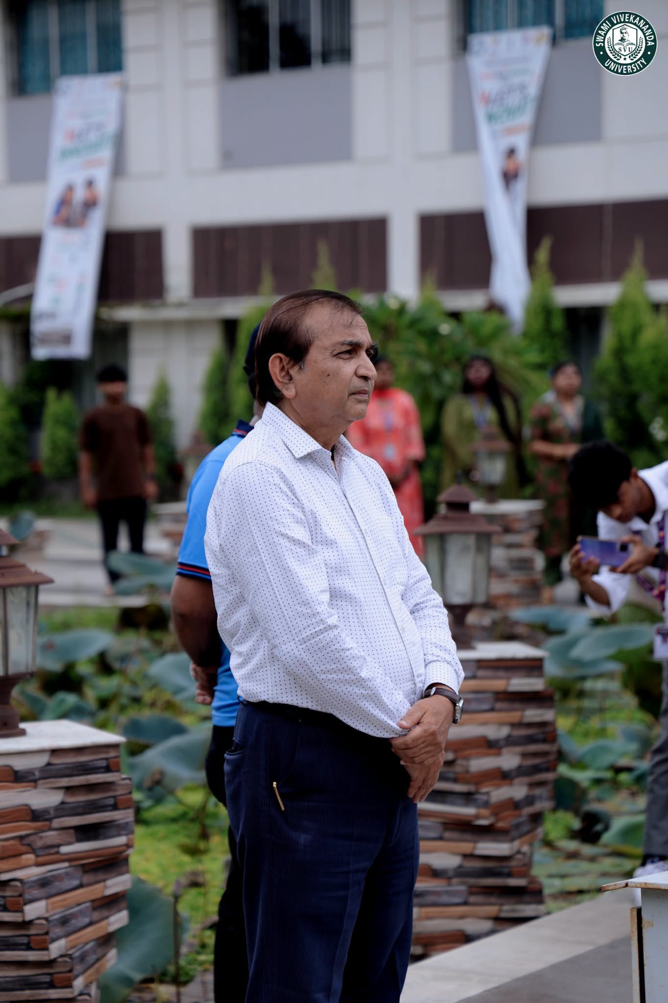 Swami Vivekananda University celebrated the 80th Independence Day on campus with patriotic fervour