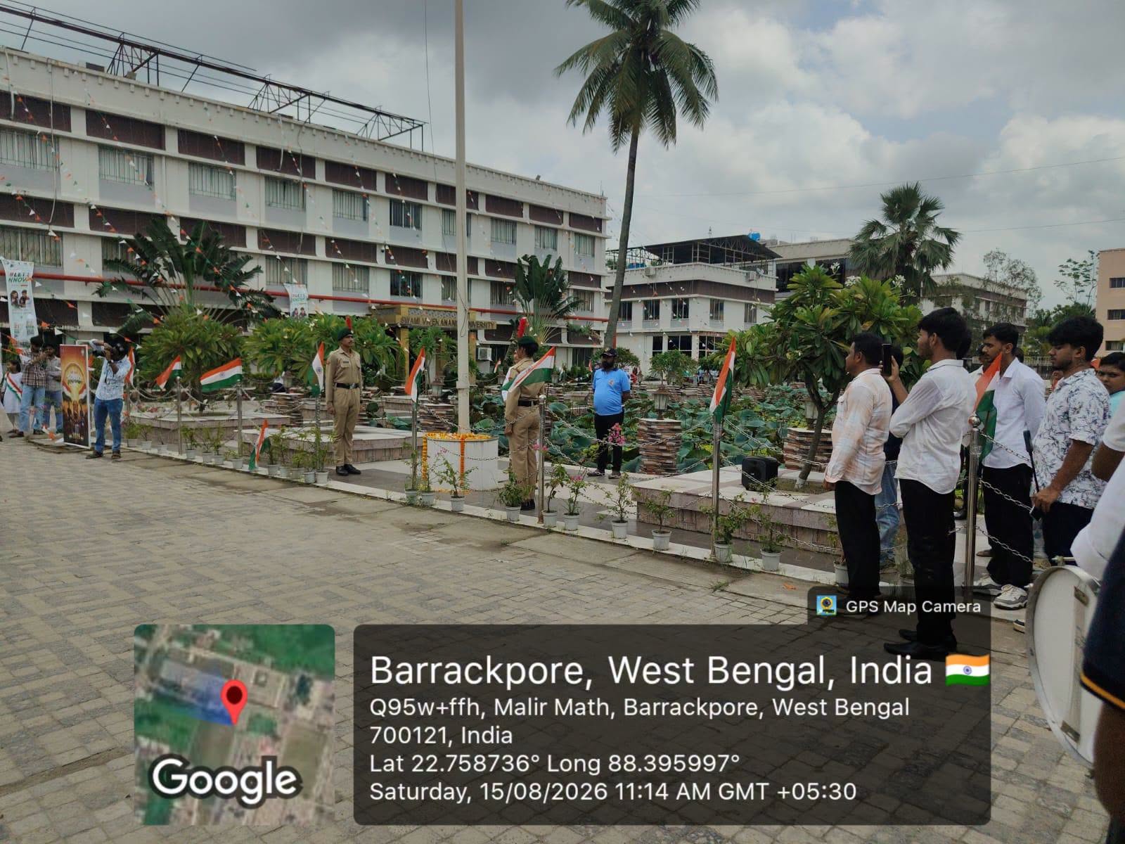 Swami Vivekananda University celebrated the 80th Independence Day on campus with patriotic fervour