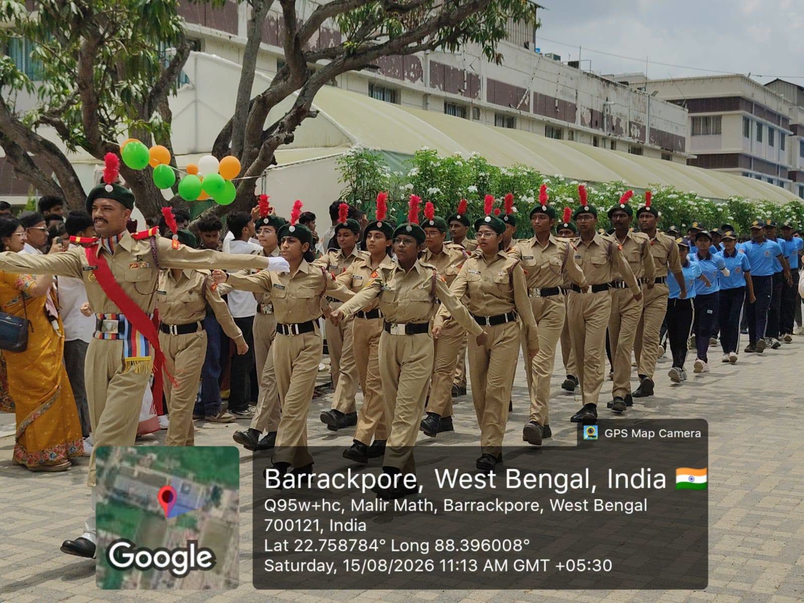 Swami Vivekananda University celebrated the 80th Independence Day on campus with patriotic fervour