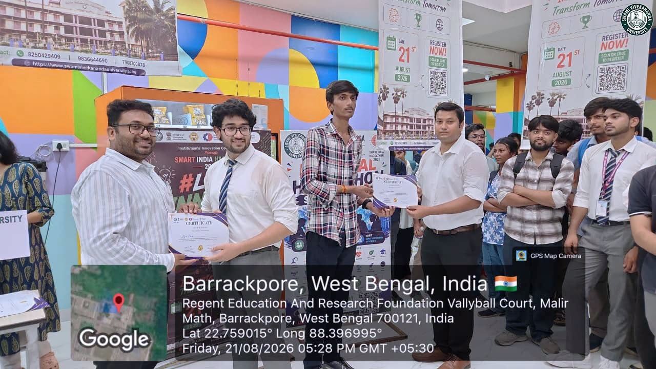 Swami Vivekananda University hosted Smart India Hackathon 2026