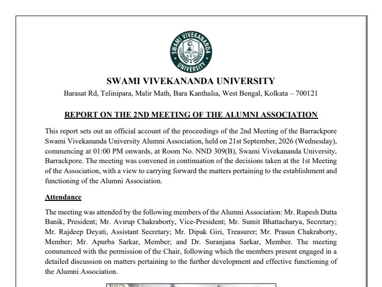 The first page of the report on the second meeting of the Association