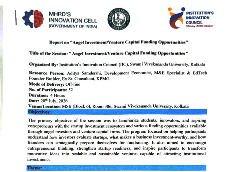 The cover of the Institution&rsquo;s Innovation Council report on Angel Investment / Venture Capital Funding Opportunities