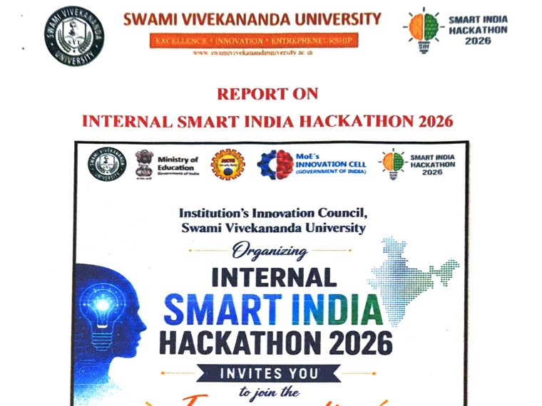 The cover of the Institution&rsquo;s Innovation Council report on Internal Smart India Hackathon 2026