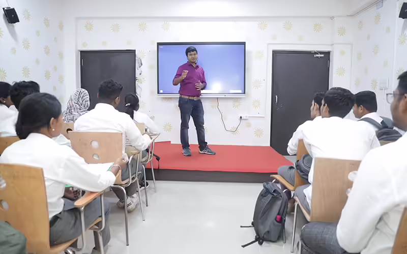 A classroom at Swami Vivekananda University