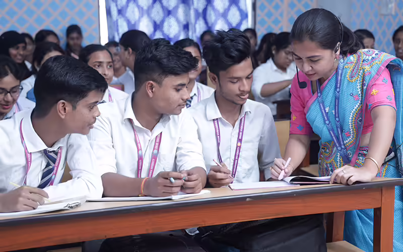 A classroom at Swami Vivekananda University