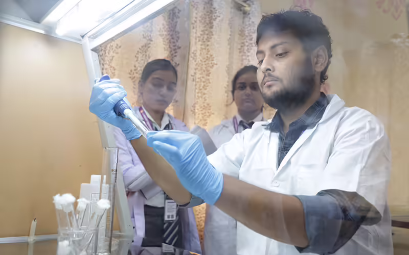 A laboratory at Swami Vivekananda University