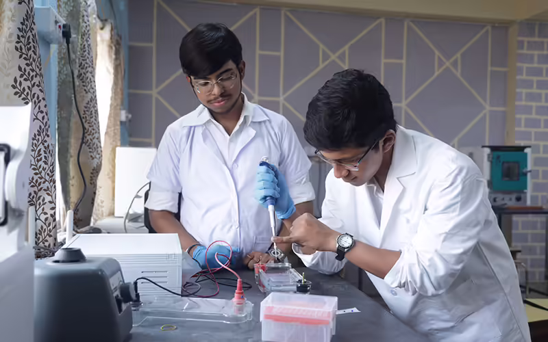A laboratory at Swami Vivekananda University