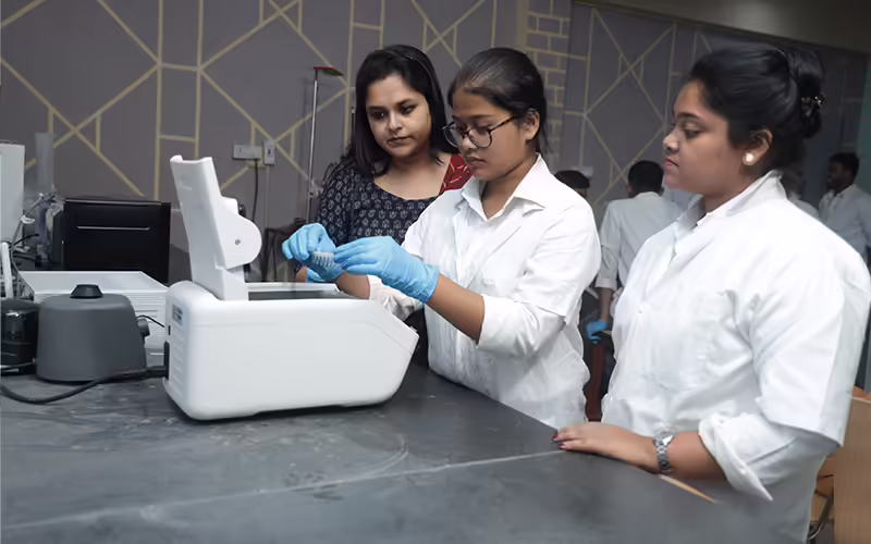 A laboratory at Swami Vivekananda University