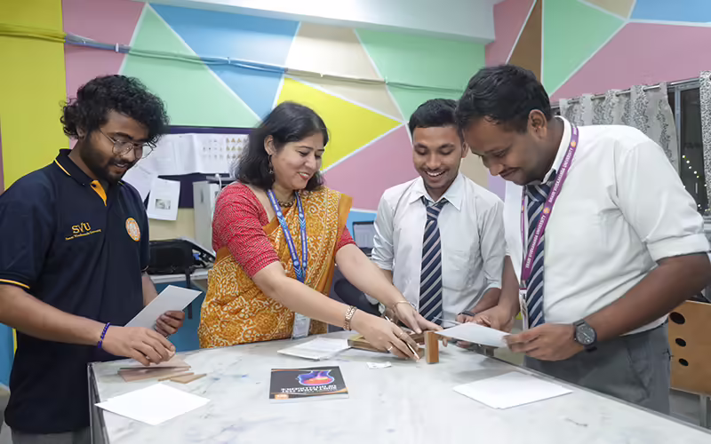 A laboratory at Swami Vivekananda University