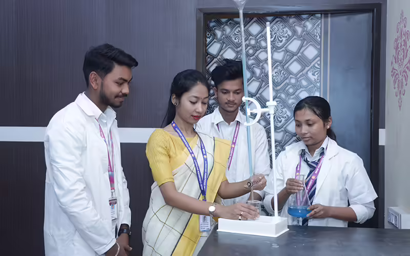 A laboratory at Swami Vivekananda University