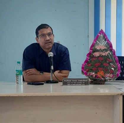 Prof. (Dr.) Amlan Chakrabarti, Head IT & Tech. Innovation Cell, Dept. of Higher Education, Govt. of West Bengal, Professor and Director, A.K. Choudhury School of IT, University of Calcutta